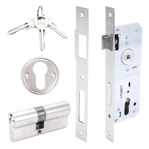 152R 35mm Standart Silindirli Daire Kilidi - NİKEL
